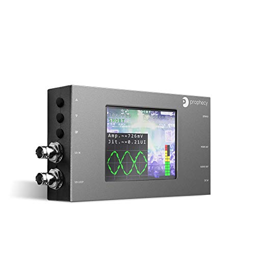 gofanco Prophecy SDI to HDMI Converter Scaler with 3.5” LCD Panel – 1080p 3G/HD/SD-SDI to HDMI - SDI Loopout, On-Screen Monitoring and Control, Eye Diagram, Test Pattern Generator, TAA Compliant - Image 1