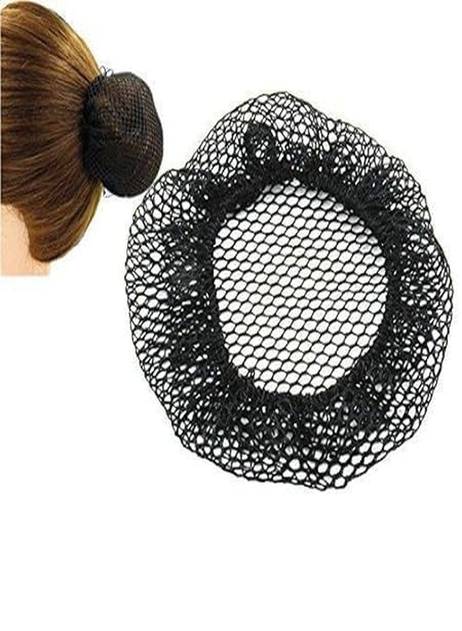 PALMATE Combo Set of 3 Net Bun Covers with 2 Side Combs - Hair Styling Accessories for Neat, Elegant & Secure Buns - Ideal for Daily Use, School, Office, Dance & Traditional Hairstyles - Image 3