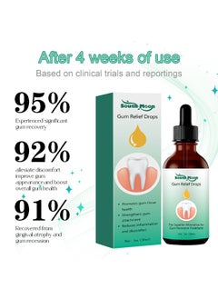 SOUTH MOON Gum Repair Drops ,Rejuvenate Your Gums Drops,Natural Gum Restore Drops,Gum Regrowth for Receding Gums Drops,Gum Therapy Drops,Gingival Repair Drops,Gum Regrowth Drops,Oil Pulling for Gums 30ml  - Image 4