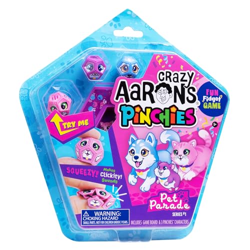 Crazy Aaron's Crazy Aarons Pinchies Pet Parade Series 1 Interactive Fidget Toy for Tactile Play Collecting and Sensory Engagement Durable Design for Fun Entertainment Suitable for Kids Teens 1 Pack - Image 1