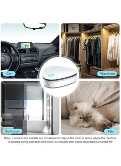 Necomi Odor Remover Machine, Household Refrigerator, Sterilizer Pet Deodorisation Sterilizer, Food Freshener Wardrobe Shoe Cabinet Sterilizers, Formaldehyde Filter, Deodorizer Reusable  - Image 4