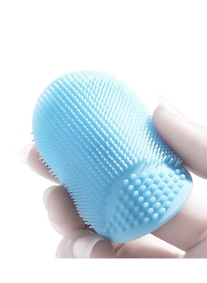 العنوان: فرشاة استحمام سيليكون للأطفال، مدلك شامبو للأطفال، منظف فروة الرأس اللطيف