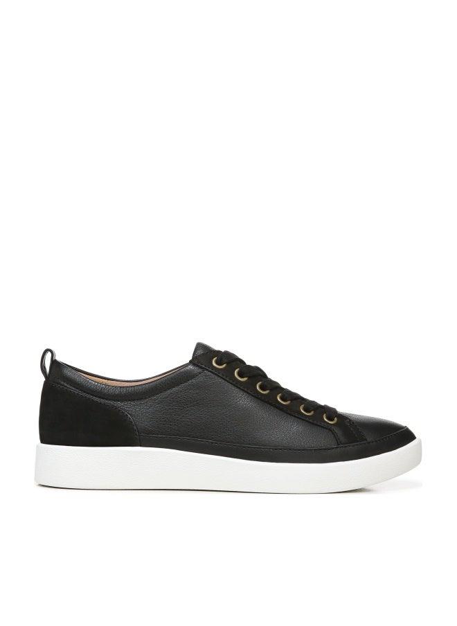 Vionic Womens Winny Sneaker Onyx Black Leather 9 M - Image 1