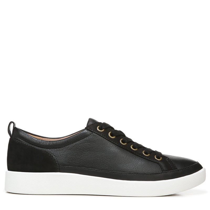 Vionic Womens Winny Sneaker Onyx Black Leather 9 M - Image 3