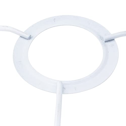 Meprotal Lamp Shade DIY Drum Ceiling Light Frame Holder Round Metal Ring Support Fitter 7.9inch Diameter, 2 Sets - Image 5