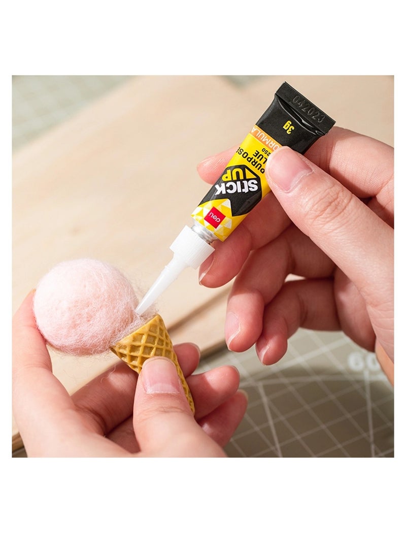 Deli غراء متعدد الاستخدامات 8 قطع 3 جرام لكل أنبوب - Image 5