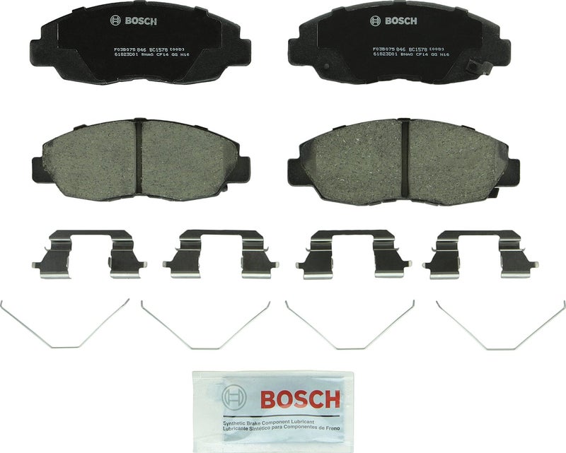 BOSCH BC1578 QuietCast Premium Ceramic Disc Brake Pad Set - Compatible with Select Honda Civic; FRONT - Image 5
