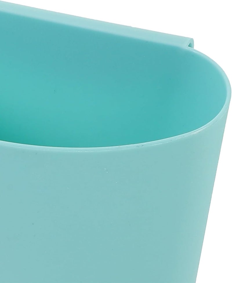 6pcs Space Saving Hanging Cup Holder for Rolling Carts Compact Baskets for Beauty Salons Kitchens and Organizing Sundries Easy Clean Design Blue and Pink - Image 4