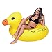 GoFloats Duck Party Tube Inflatable Raft Float In Style for Adults and Kids - Image 3