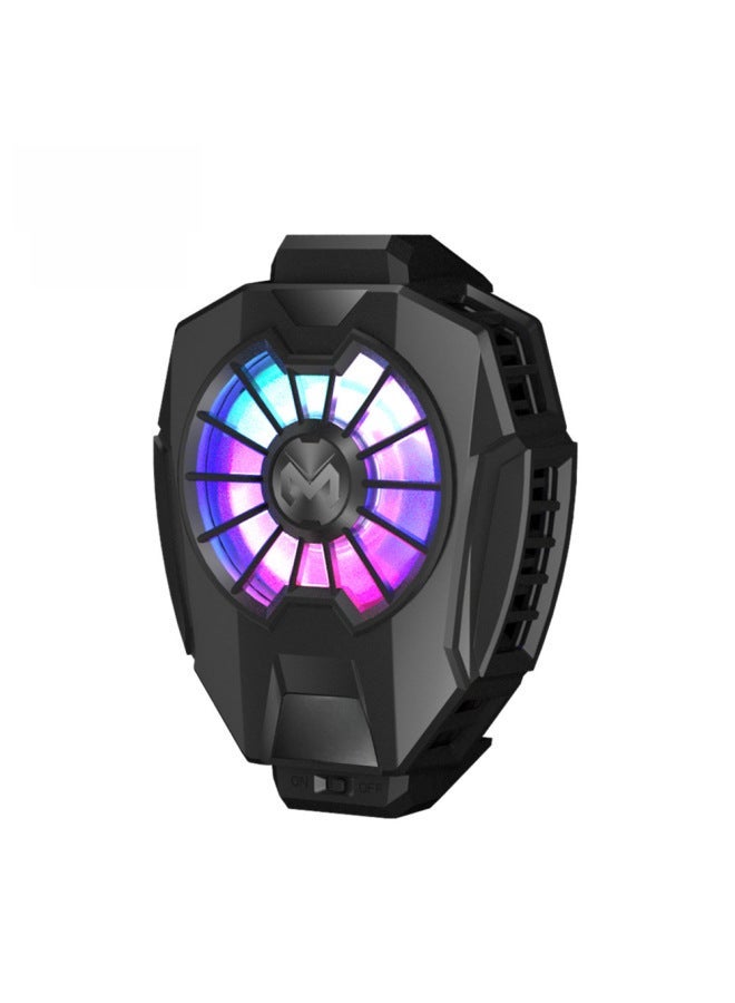 Rice Ink DL05 Mobile Phone Radiator Memo Digital Display Shift Magnetic Semiconductor Cooler Game Handle-Color:AK05 Even Point  - Image 5