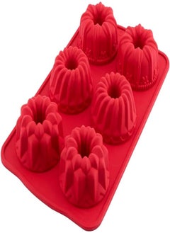 Silicolife 6 piece mixed cake and cookie mold width: 170 mm length: 290 mm height: 40 mm