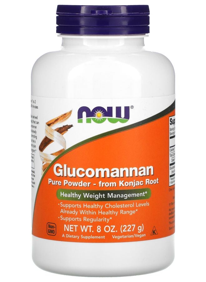 now Glucomannan Pure Powder 8 oz (227 g)