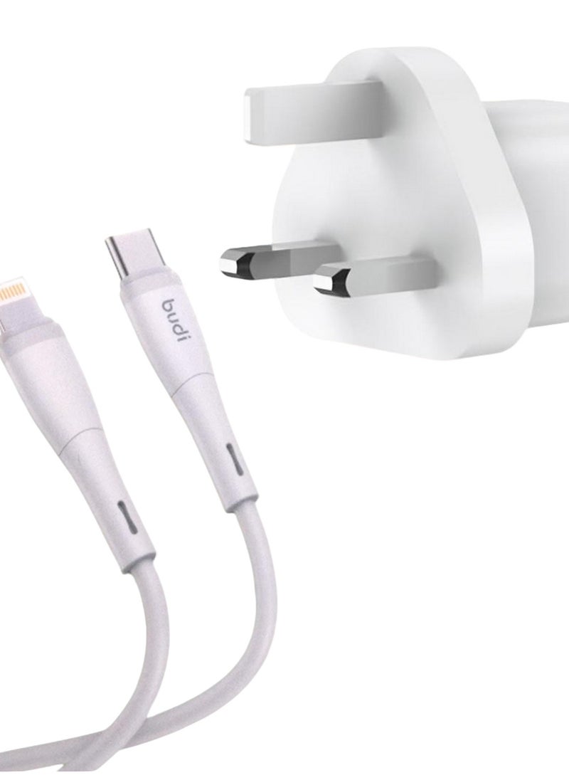 budi charger with cable AC019UTTW+DC237TL12W