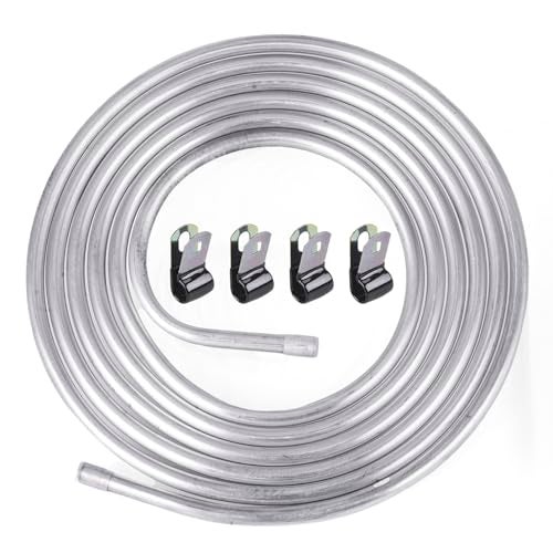 CNRAQR 516 OD Aluminum Hard Fuel Line 10 Feet Hardline Tube Thickness is 0039 - Image 1