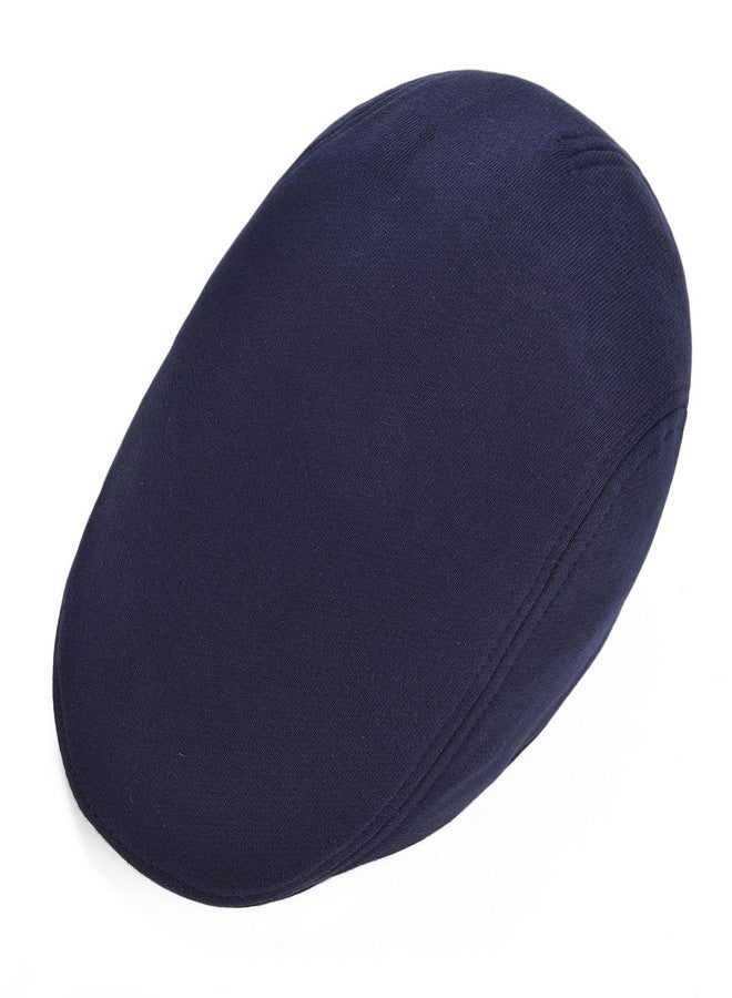 VOBOOM Men's Cotton Flat Ivy Gatsby Newsboy Driving Hat Cap (Style2-Navy) - Image 5