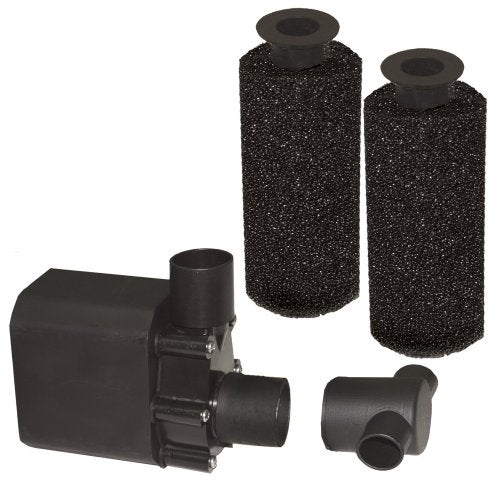 Beckett Corporation 1800 GPH Submersible Pond and Waterfall Pump with Filters - Pump for Indoor/Outdoor Ponds, Fountains, Water Gardens, Aquariums, and Small Waterfalls, 16.3' Max Fountain Height, Black - Image 3