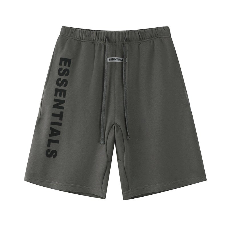 Fog Multi-Line Side Silicone Shorts Essentials American Trend High Street Loose Casual Ins Five-Point Pants - Image 3