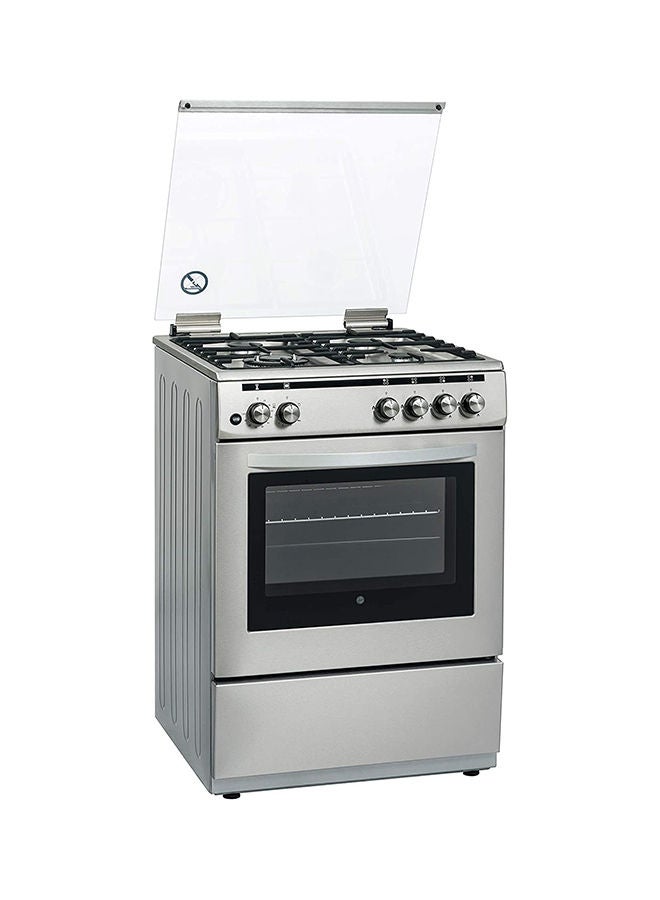 HOOVER 4 Burner Gas Cooker 60 x 60 cm, One hand Ignition, Rotisserie, Self Cleaning Function, Made in Turkey, FGC66.02S Stainless Steel - Image 2