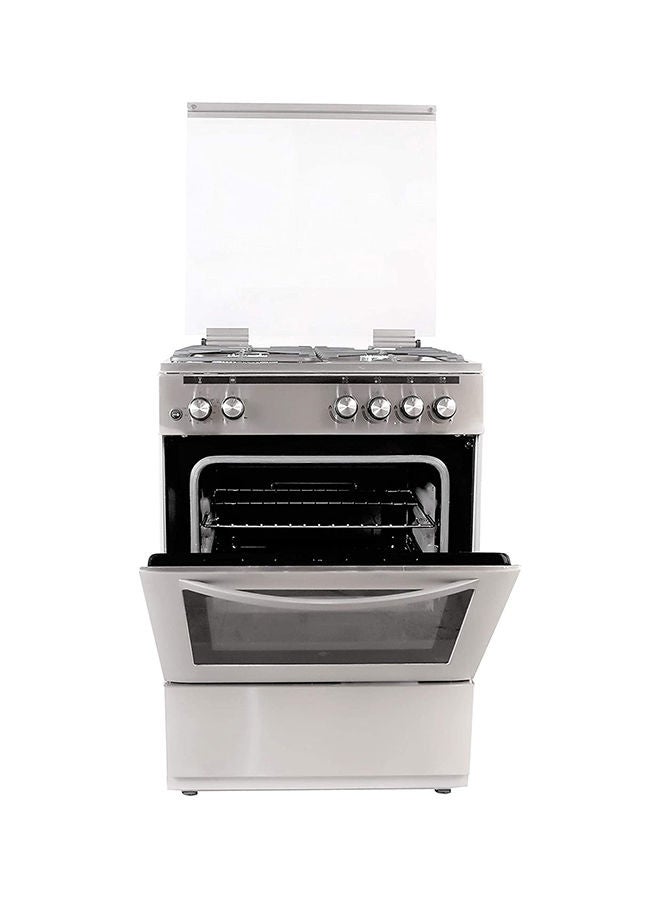 HOOVER 4 Burner Gas Cooker 60 x 60 cm, One hand Ignition, Rotisserie, Self Cleaning Function, Made in Turkey, FGC66.02S Stainless Steel - Image 3