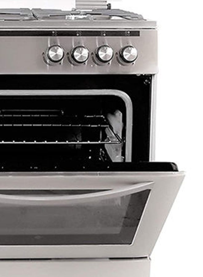 HOOVER 4 Burner Gas Cooker 60 x 60 cm, One hand Ignition, Rotisserie, Self Cleaning Function, Made in Turkey, FGC66.02S Stainless Steel - Image 4