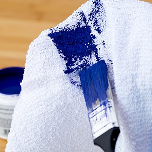 S&T INC. Multipurpose Cotton Terry Cleaning Towels for Home, Car, Automotive, and Garage Cleaning Supplies, 14 Inch x 17 Inch, White, 24 Pack - Image 3