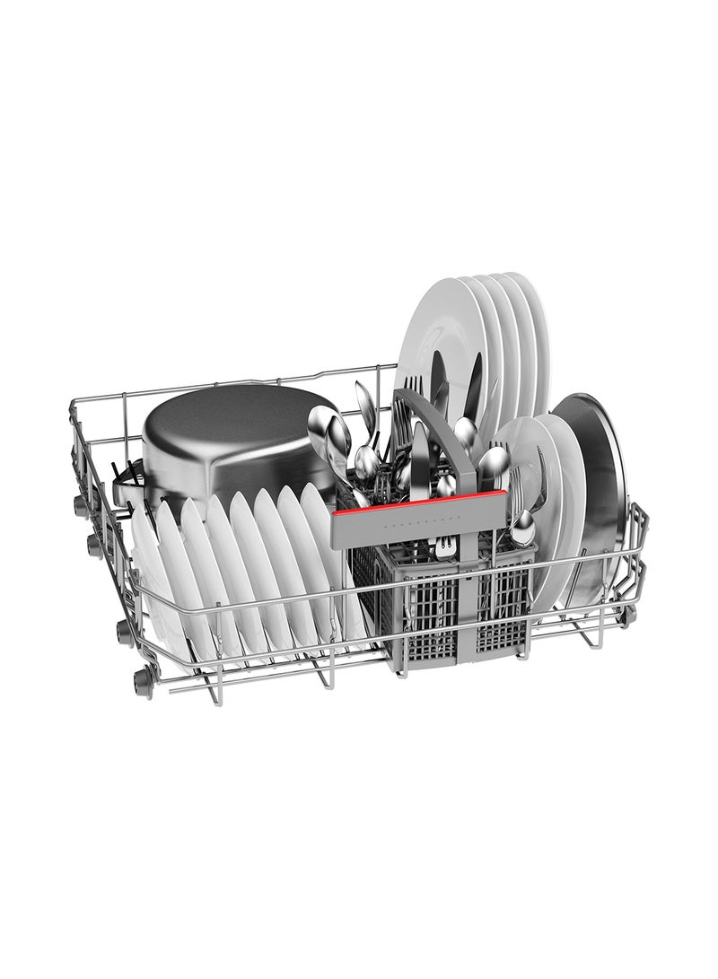 BOSCH Series 4 Free-Standing Dishwasher 60 cm,EcoSilence Drive, Home Connect Via Wlan for Remote Monitoring and Control, 14 place settings, Silver Inox, SMS4HMI65M 1 Year Manufacturer Warranty 10.3 L 2400 W SMS4HMI65M Silver - Image 3