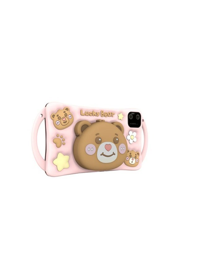Oteeto K6 Kids Single  SIM Black 6GB 128GB 5G - International Version With Pink Cover - Image 3