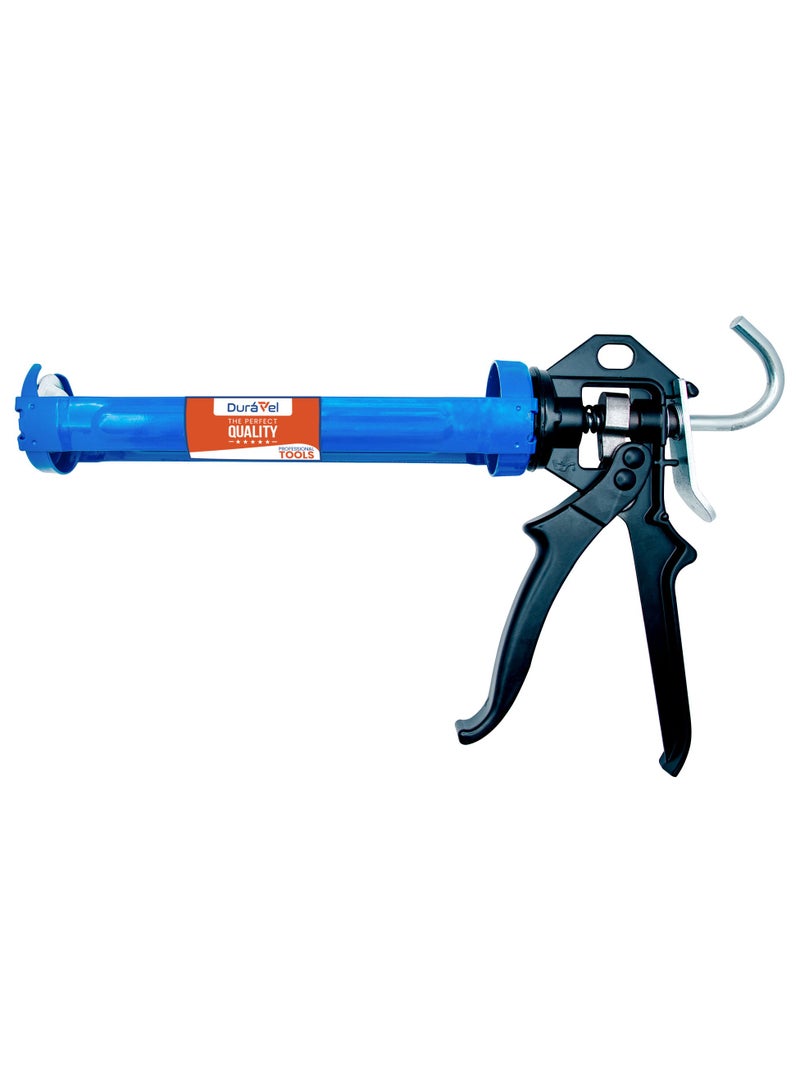 درافل مسدس سيليكون احترافي عالي التحمل من Duravel، وإطار دوار بقضيب أملس، ومسدسات خراطيش مانعات التسرب من السيليكون، وموزعات المواد اللاصقة - Image 1