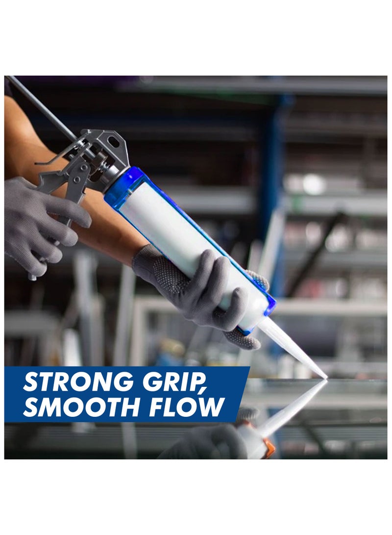 درافل مسدس سيليكون احترافي عالي التحمل من Duravel، وإطار دوار بقضيب أملس، ومسدسات خراطيش مانعات التسرب من السيليكون، وموزعات المواد اللاصقة - Image 3