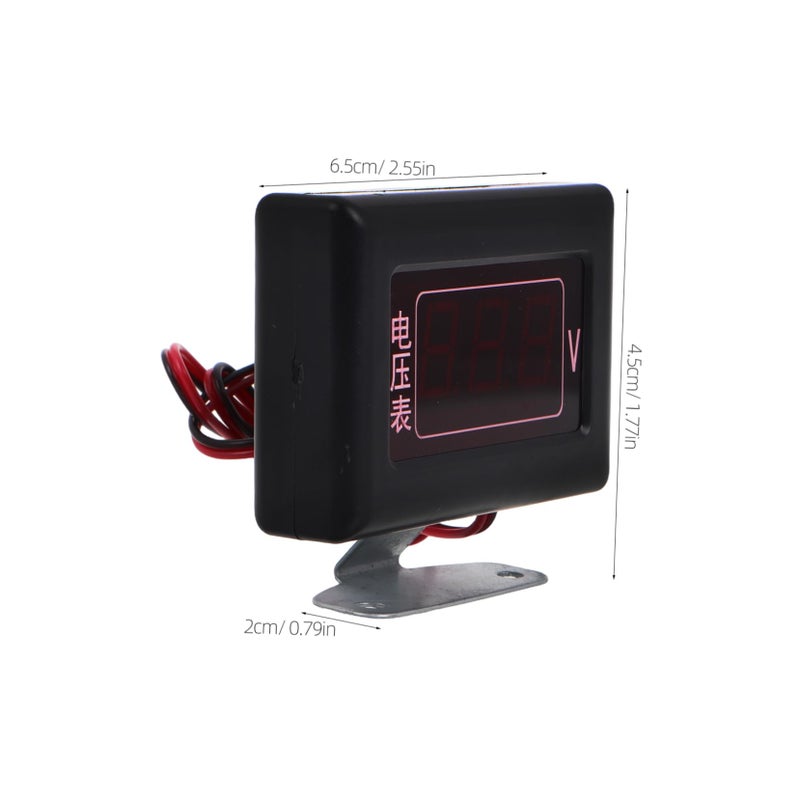 Digital Voltmeter Ammeter Gauge 12V 24V High Precision Easy Installation Car Truck - Image 3