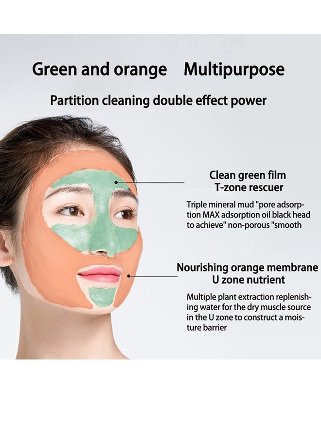 CalfLove Bi-Color Mud Mask Facial Mask Skin Care Clarifying Pore Cleansing Natural Facial for Deep Cleansing, Detoxification and Hydration - Organic Ingredients for Radiant Skin - Spa Quality Beauty Treatments - Image 3