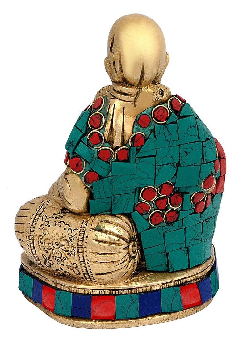 Idol Collections God Sai Baba Statue Shirdi Sai Baba Brass Idol Sairam - Image 3