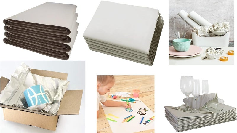 Shinok 300 Sheets Packing Paper for Moving, Newsprint Paper for Packing Wrapping, Wrapping Paper for Packaging Glasses Dishes - Must Have Moving Supplies Box Filler(12 * 24in) - Image 3