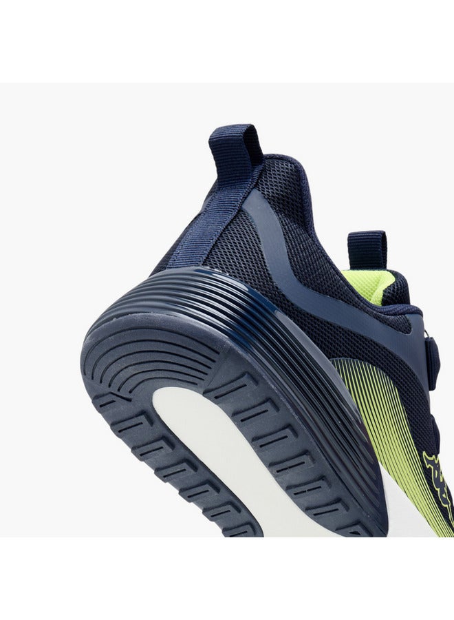 Kappa Boys' Logo Print Sports Shoes with Rotating Buckle Closure  - Image 5
