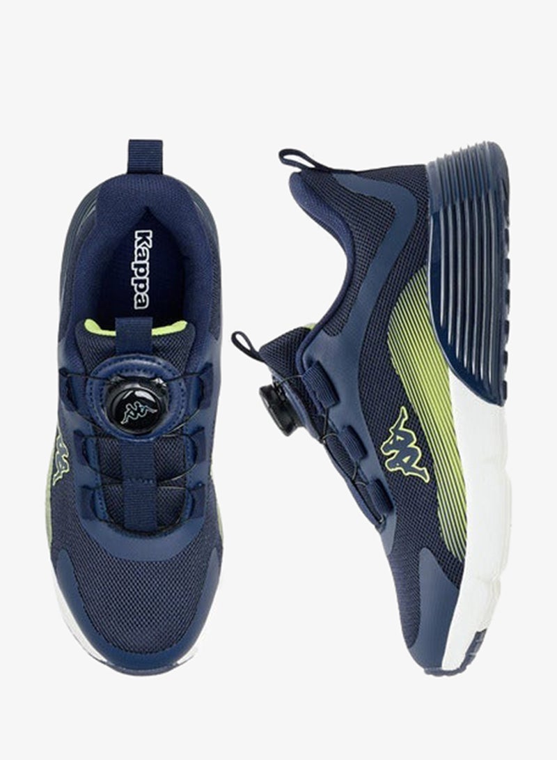 Kappa Boys' Logo Print Sports Shoes with Rotating Buckle Closure - Image 3
