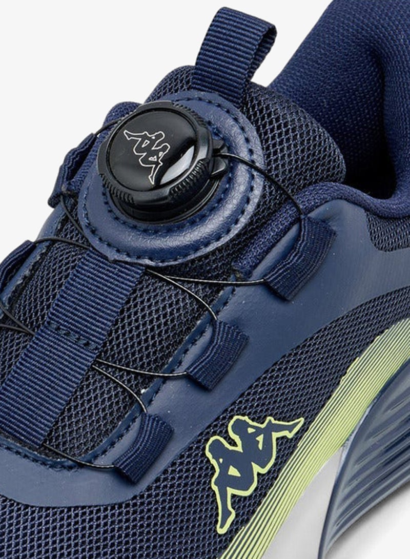 Kappa Boys' Logo Print Sports Shoes with Rotating Buckle Closure - Image 4