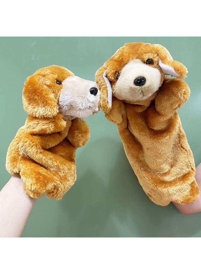 New Suit Plush Toy Hand Doll Panda Doll Soothing Early Education Gloves Shake Tone  - Image 1