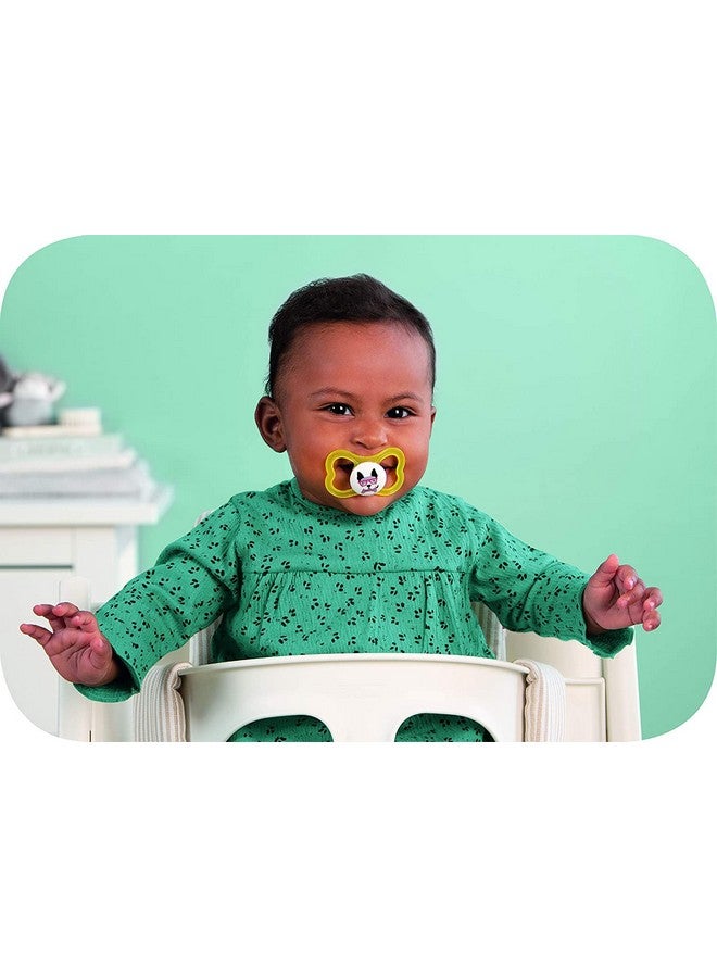 MAM Air Night & Day Baby Pacifier, for Sensitive Skin, Glows in The Dark, 3 Pack, 6-16 Months, Girls, 3 Count (Pack of 1) - Image 4