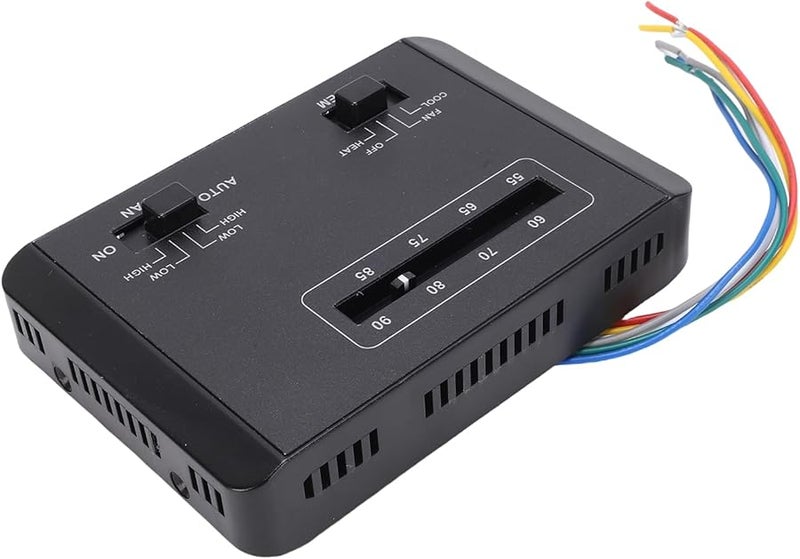 Rv Thermostat 7330F3852 Replacement For 3 Plus 8 Series Stepless Temperature Control Metal ABS Black - Image 5