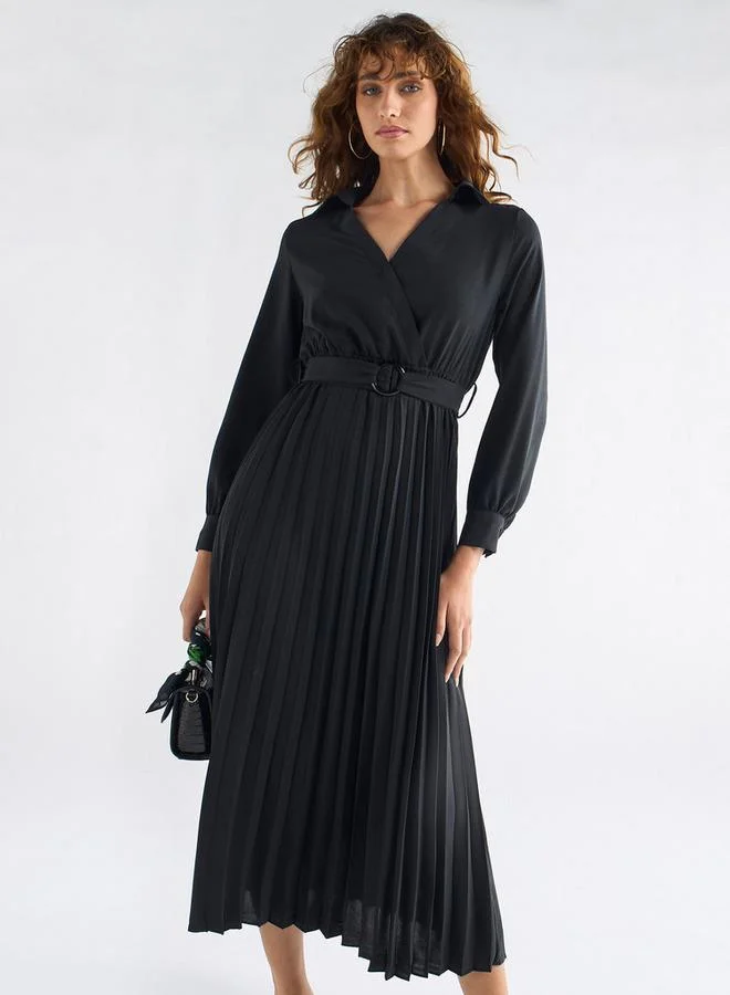 Splash FAV Pleated Midi Dress