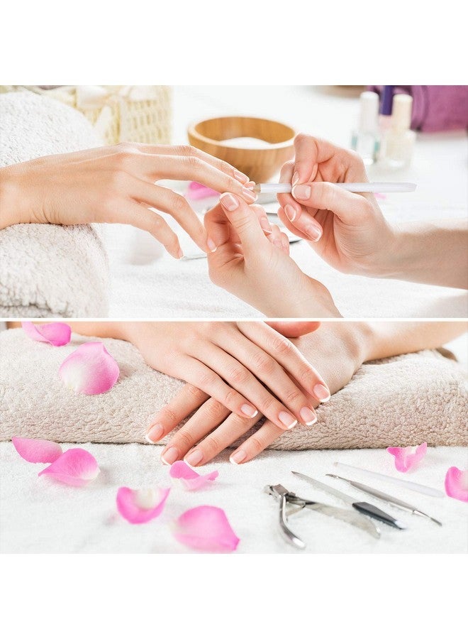 Blulu 12 Pieces White Nail Pencil 2-In-1 Nail Whitening Pencils French Nail Design Pencils With Cuticle Pusher For Diy Nail Design Manicure Supplies - Image 5