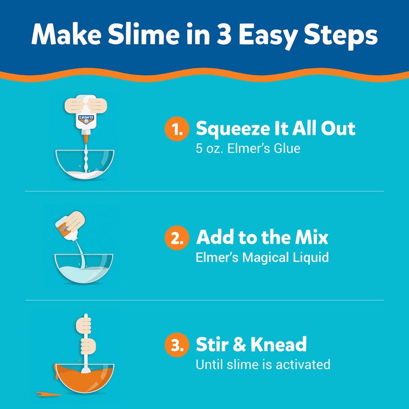 Elmer's Magical Liquid Slime Activator Solution, Updated Formula for Double Slime Output, Safe and Washable, 1 Quart - Image 5