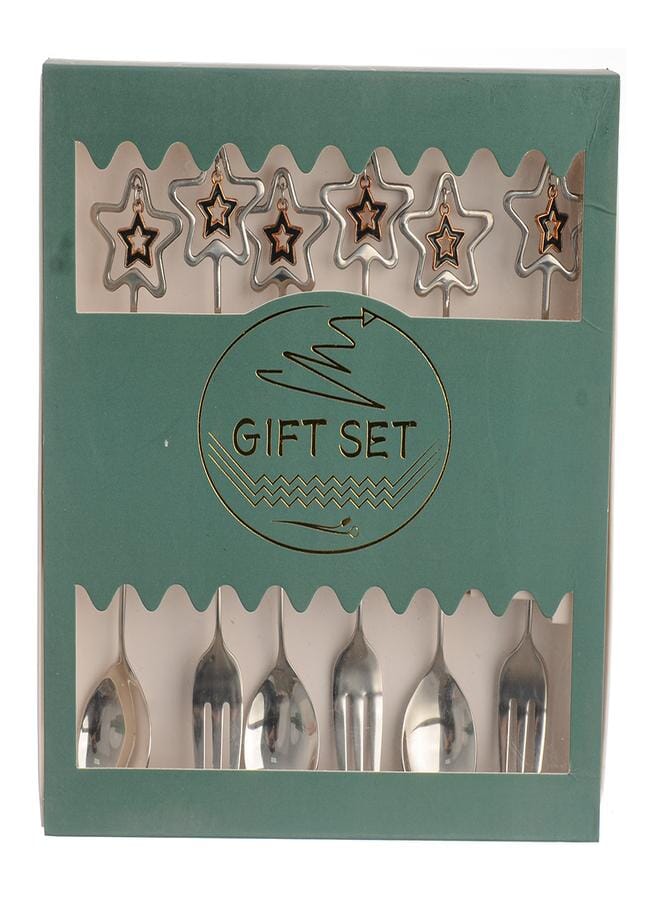 Star shaped spoon and fork set  - Image 2