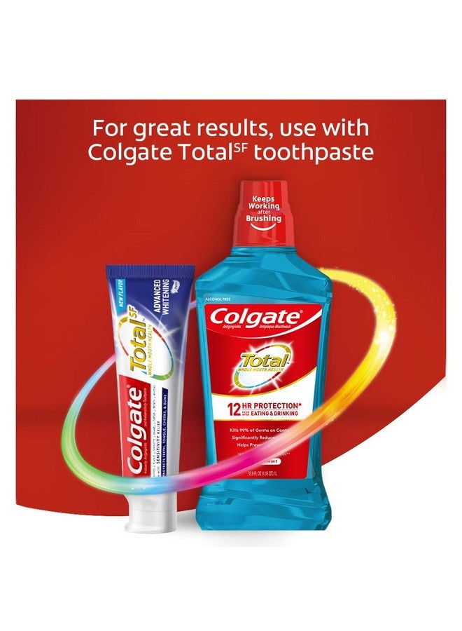 كولجيت غسول الفم كولجيت توتال برو-شيلد الخالي من الكحول، تركيبة مضادة للبكتيريا، بنكهة النعناع - 500 مل، 16.9 أونصة سائلة (عبوة من 6 قطع) - Image 4