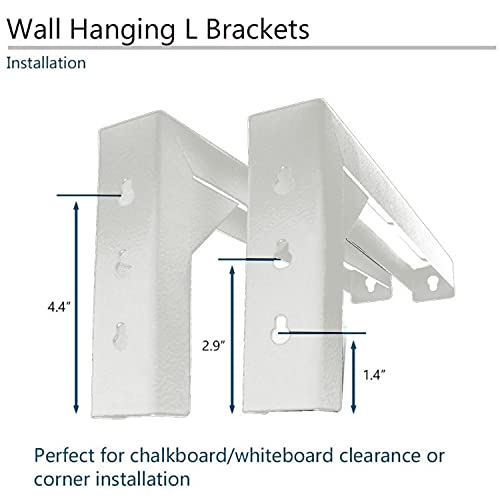 MOIZ Universal Adjustable Projector Screen L Shapes Wall Hanger with Hook and Screws for 4K 8K 3D Ultra 4K Projector Screen - 6 Inch - Image 5