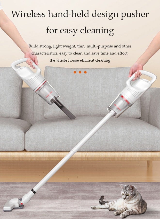 DUNISO Car Vacuum Cleaner With 4 Brush Heads, 12000pa Suction, Low Noise Rechargeable, Suitable For Carpet, Hard Floor, Pet Hair Removal, Car Cleaning - Image 4