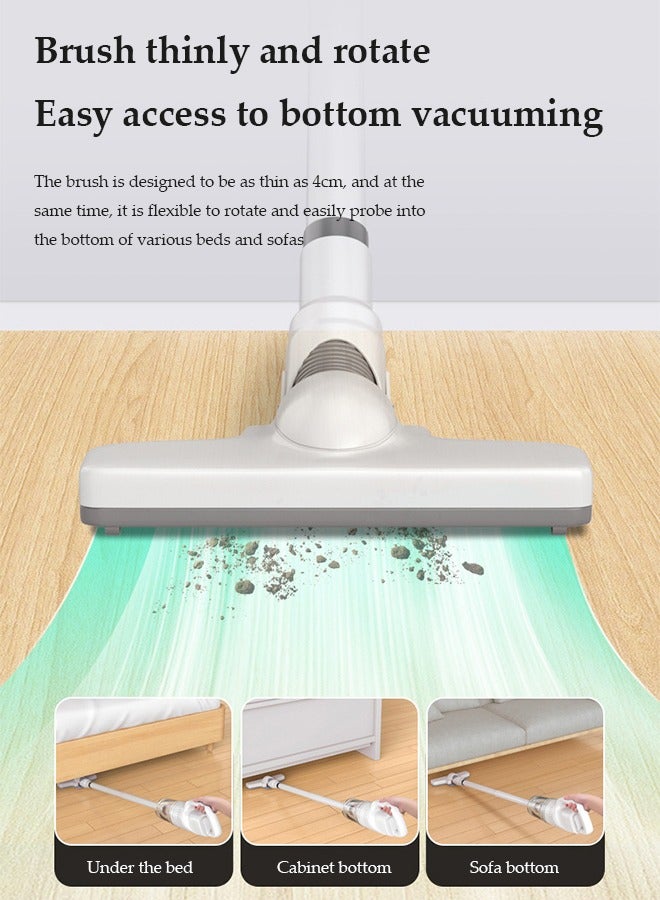 DUNISO Car Vacuum Cleaner With 4 Brush Heads, 12000pa Suction, Low Noise Rechargeable, Suitable For Carpet, Hard Floor, Pet Hair Removal, Car Cleaning - Image 5