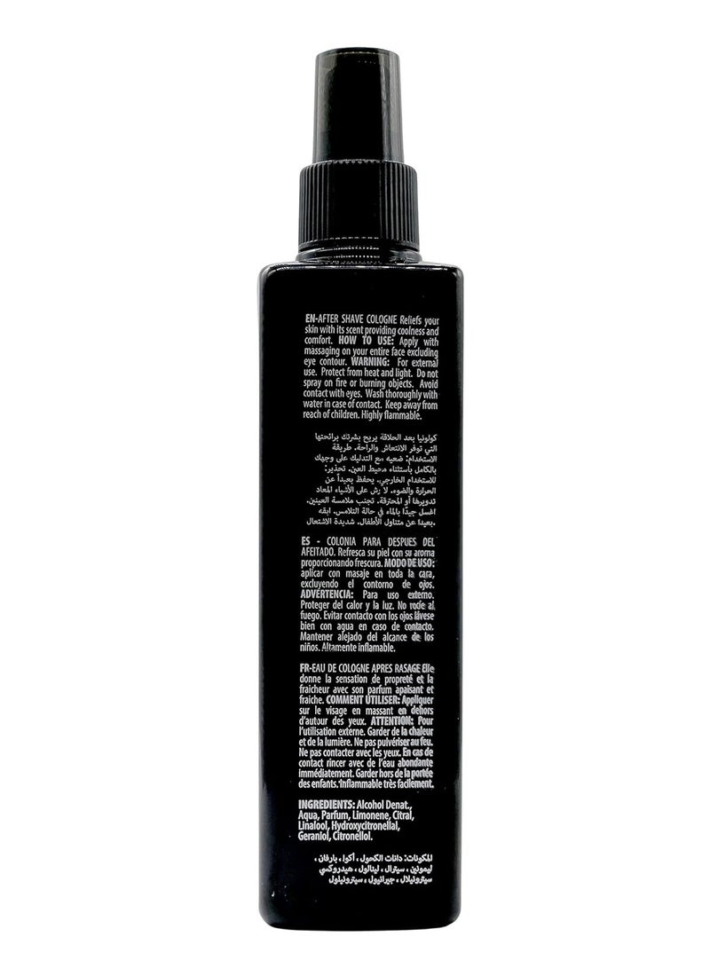 بيليونير مان BILLIONAIRE MAN REAL MEN SIGNATURE LINE كولونيا ما بعد الحلاقة بالليمون 250 مل مع شعور رائع ومريح - Image 2