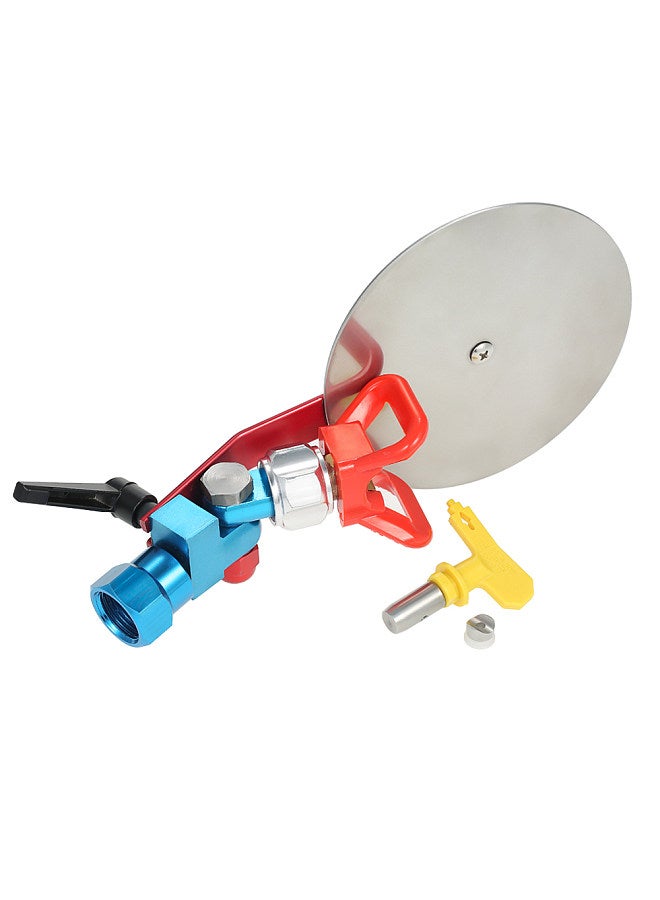 7/8 Inch Airless Paint Sprayer Splash Proof Baffle Spray Guide Tool Accessory + 517 Airless Spray Nozzle  - Image 1