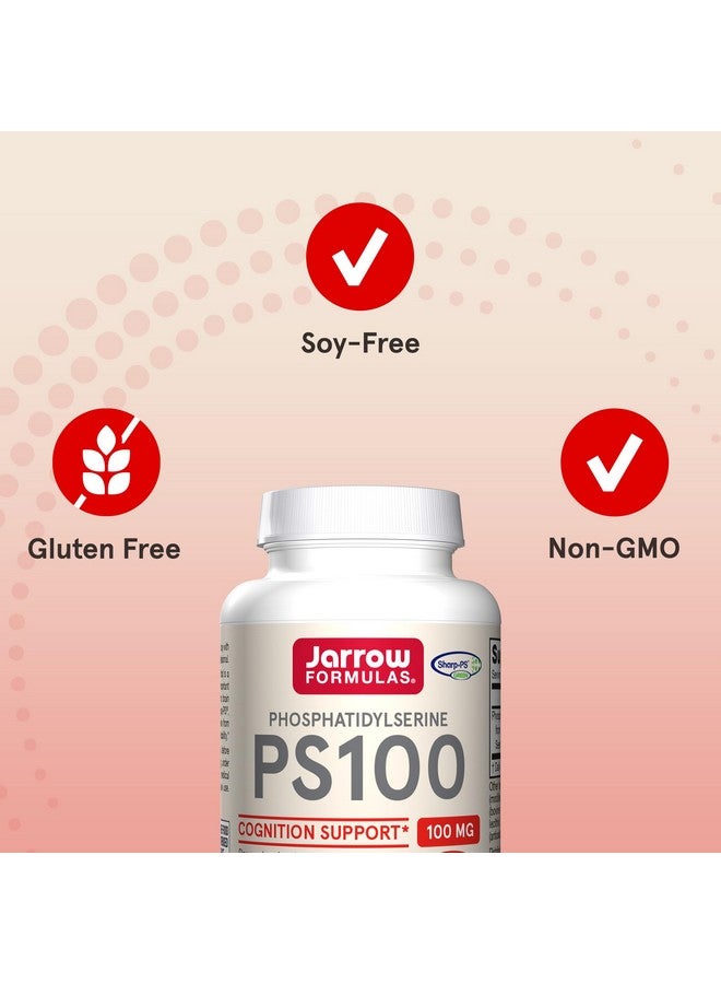 جارو فورملاز فوسفاتيديل سيرين PS100 من جارو فورميولا، 100 ملغ، مكمل غذائي لصحة الدماغ ودعم الإدراك، 60 كبسولة هلامية، تكفي لمدة 20-60 يومًا - Image 4